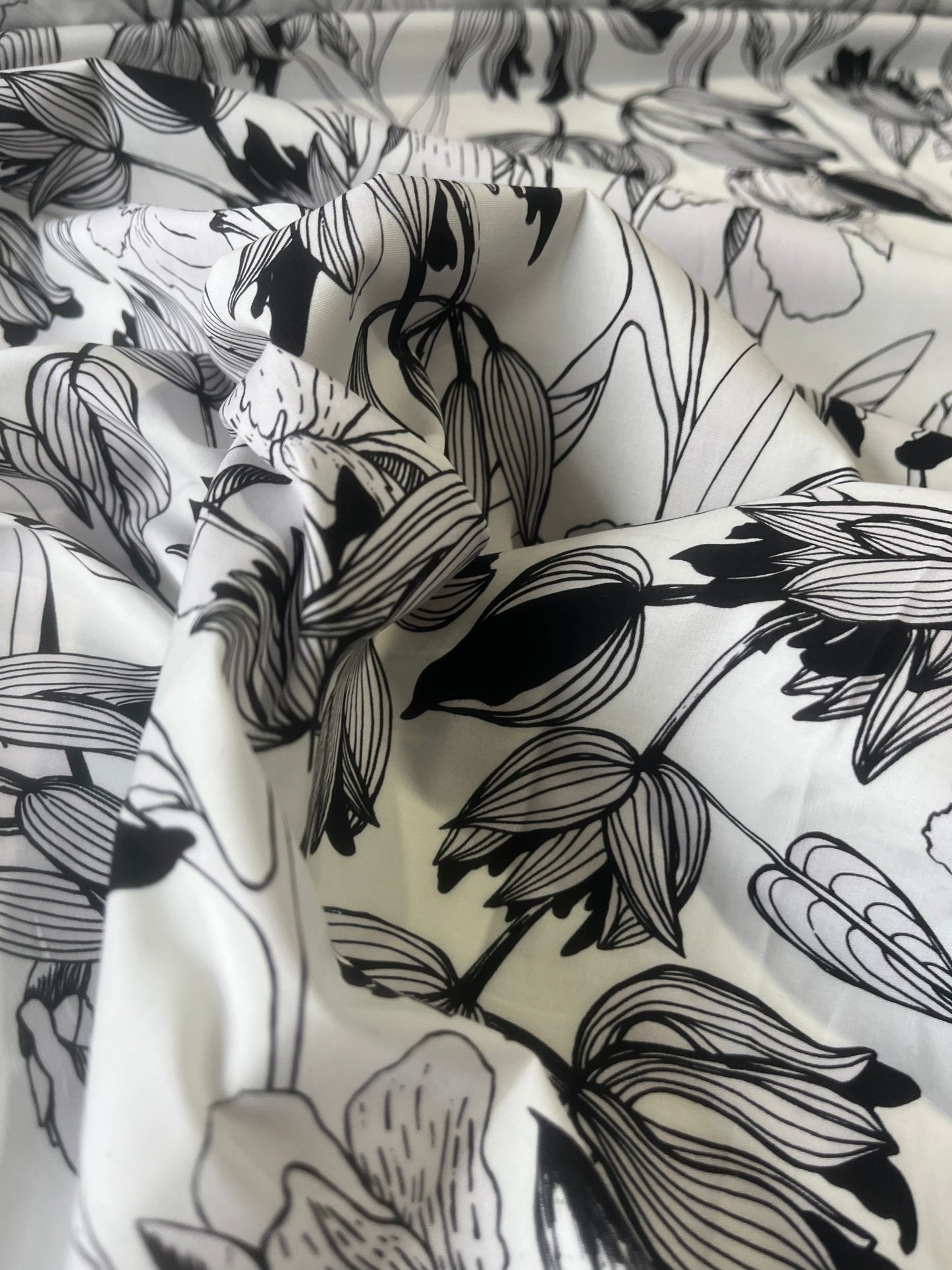 ROSALIA 061 poplin stretch flowers