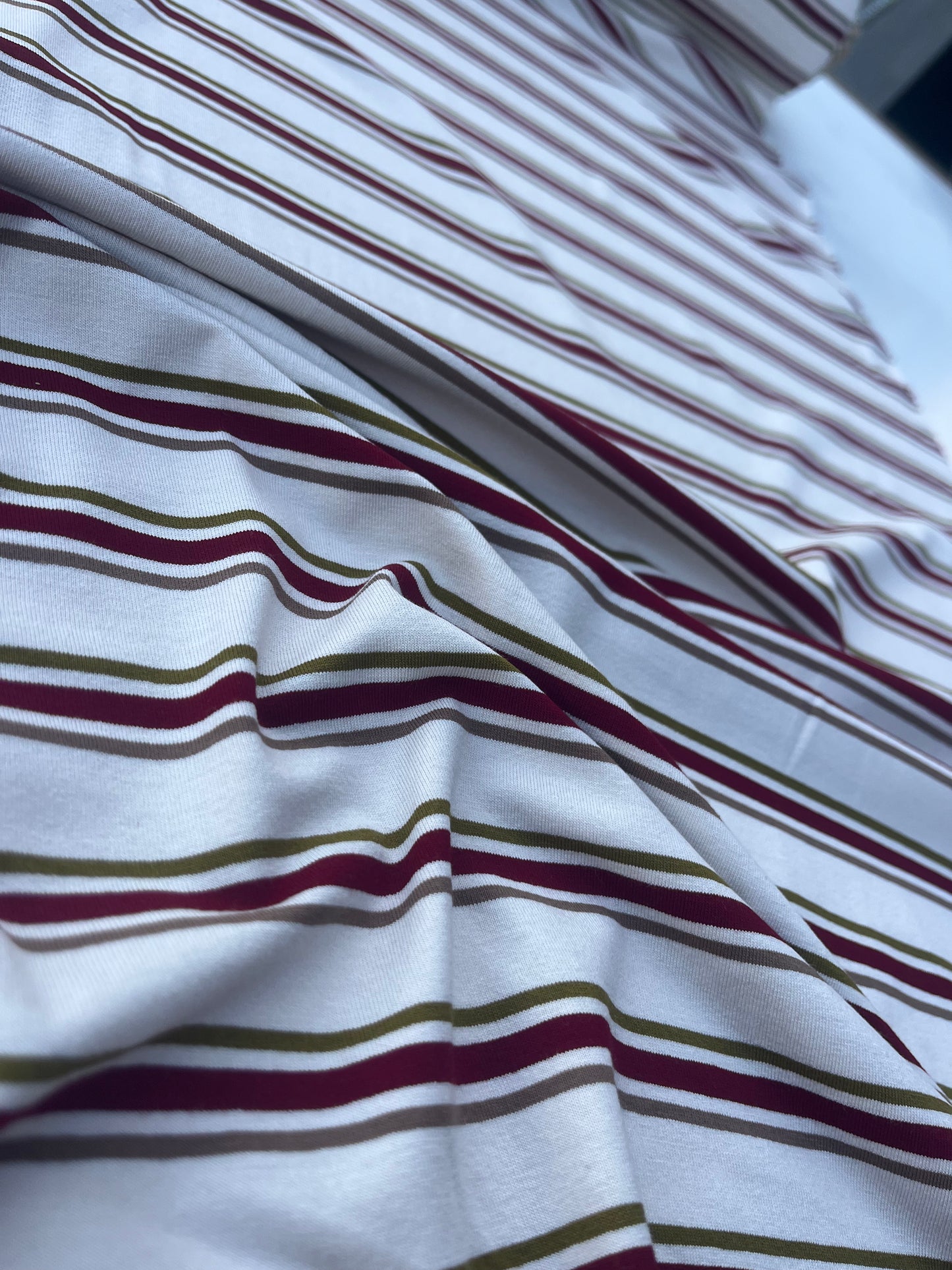 POLLY JANE 011 viscose jersey stripes