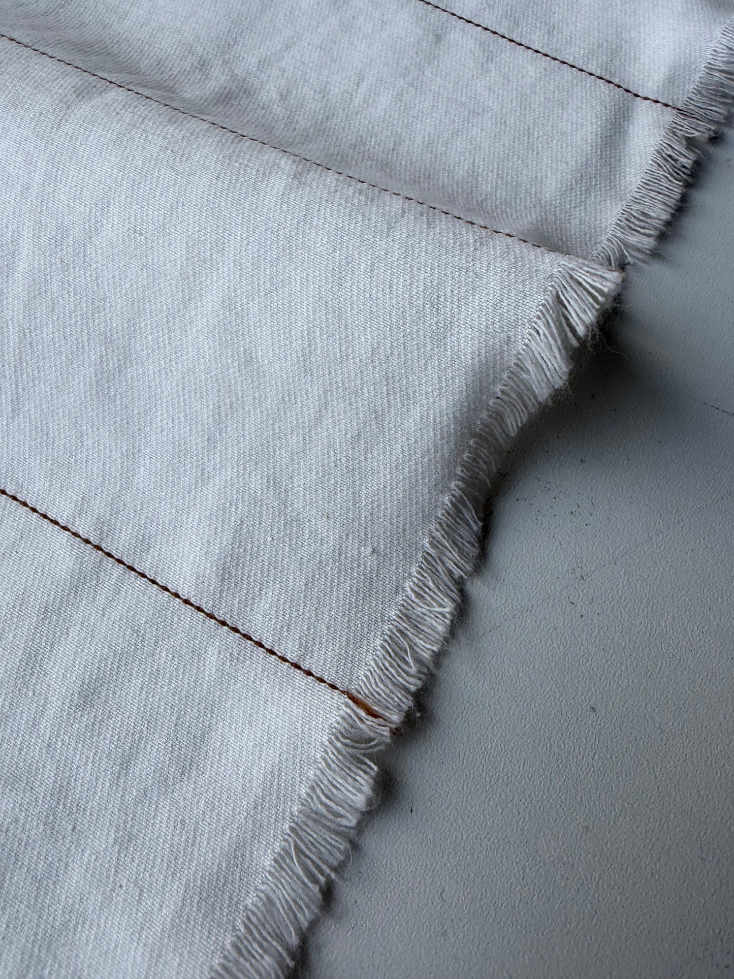 SMITHERS 006 brown pinstripe midweight cotton