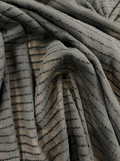 ZINO 002 horizontal stripes with sheer effect