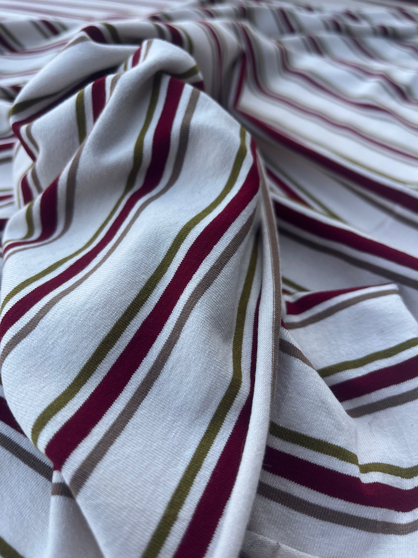 POLLY JANE 011 viscose jersey stripes