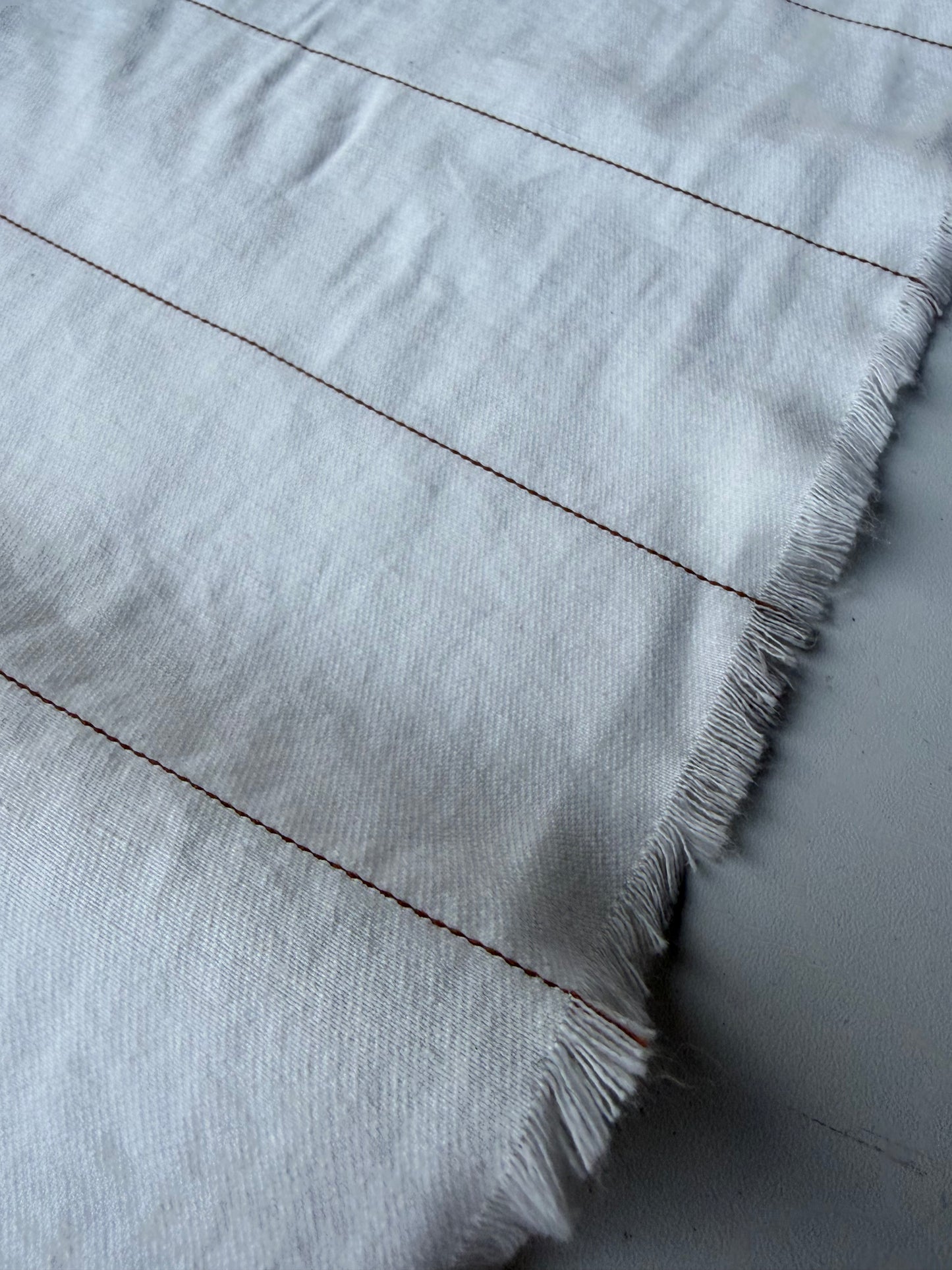SMITHERS 006 brown pinstripe midweight cotton