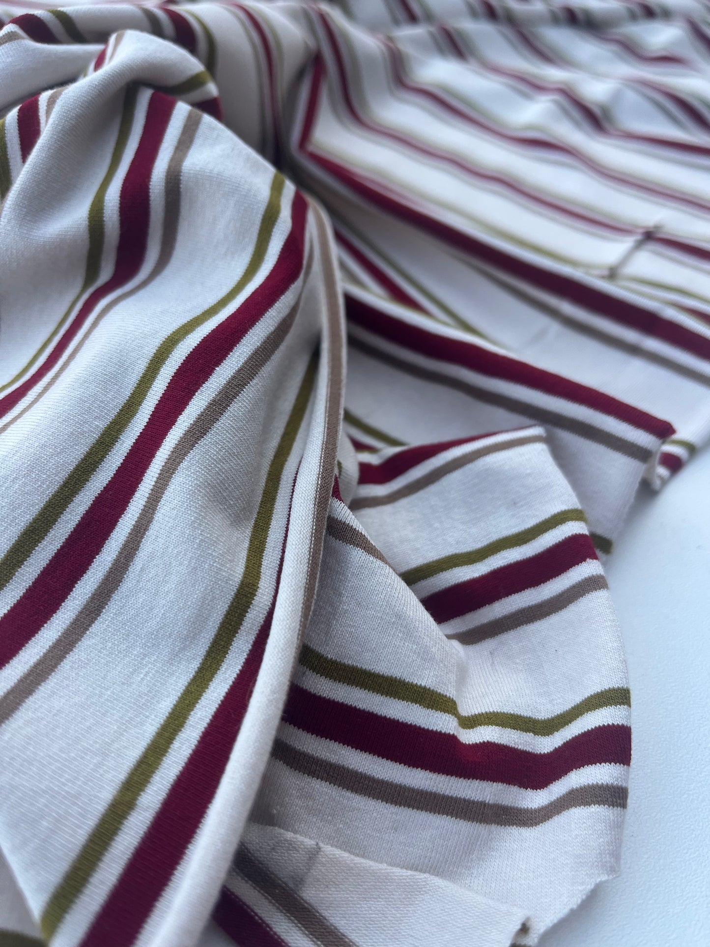 POLLY JANE 011 viscose jersey stripes