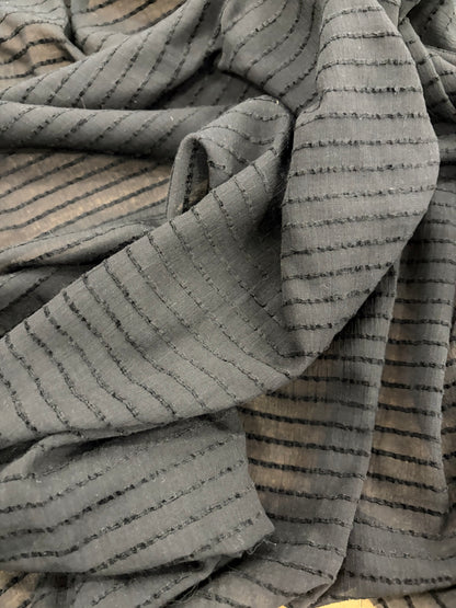 ZINO 002 horizontal stripes with sheer effect