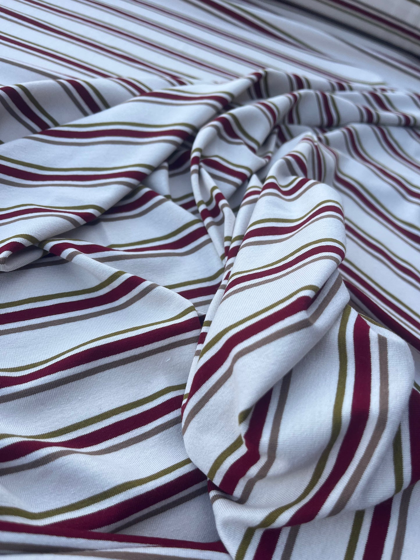 POLLY JANE 011 viscose jersey stripes