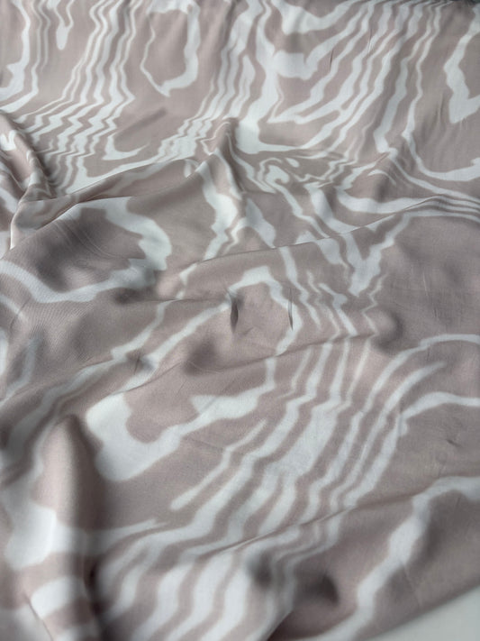 VINCE 011 viscose bicolor print dusty pink