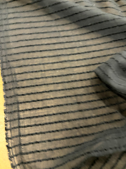 ZINO 002 horizontal stripes with sheer effect