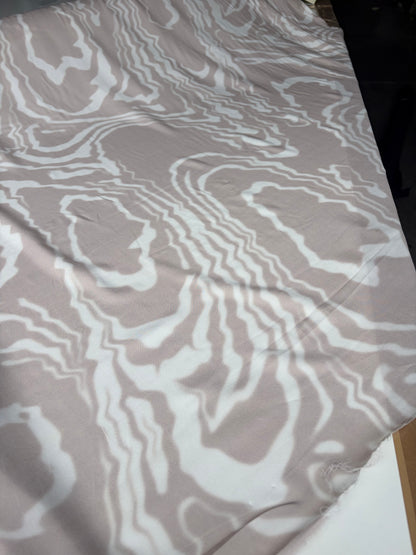 PC VINCE 011 viscose bicolor print dusty pink
