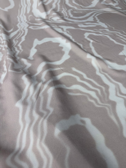 PC VINCE 011 viscose bicolor print dusty pink