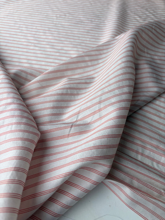 VINCE 012 colourwoven cotton voile stripes