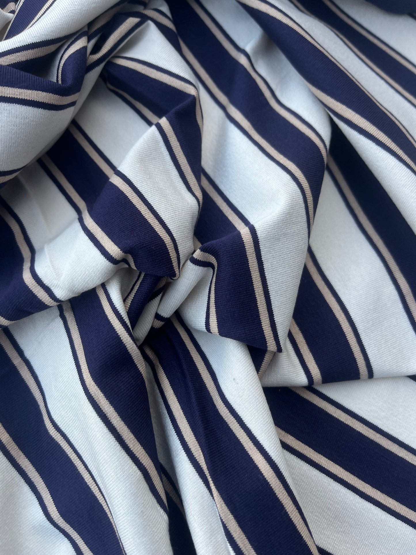 POLLY JANE 013 viscose jersey stripes