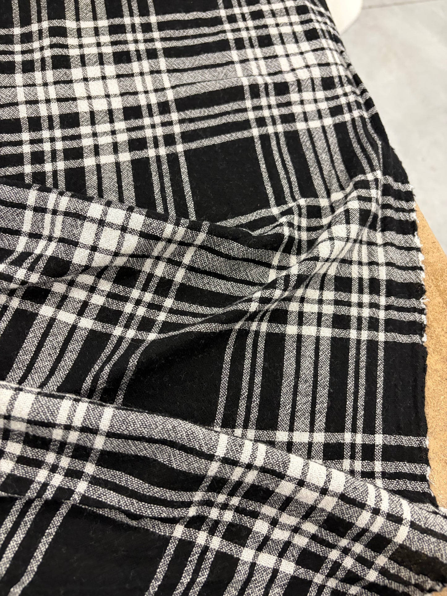 ZINO 004 wool/cotton check