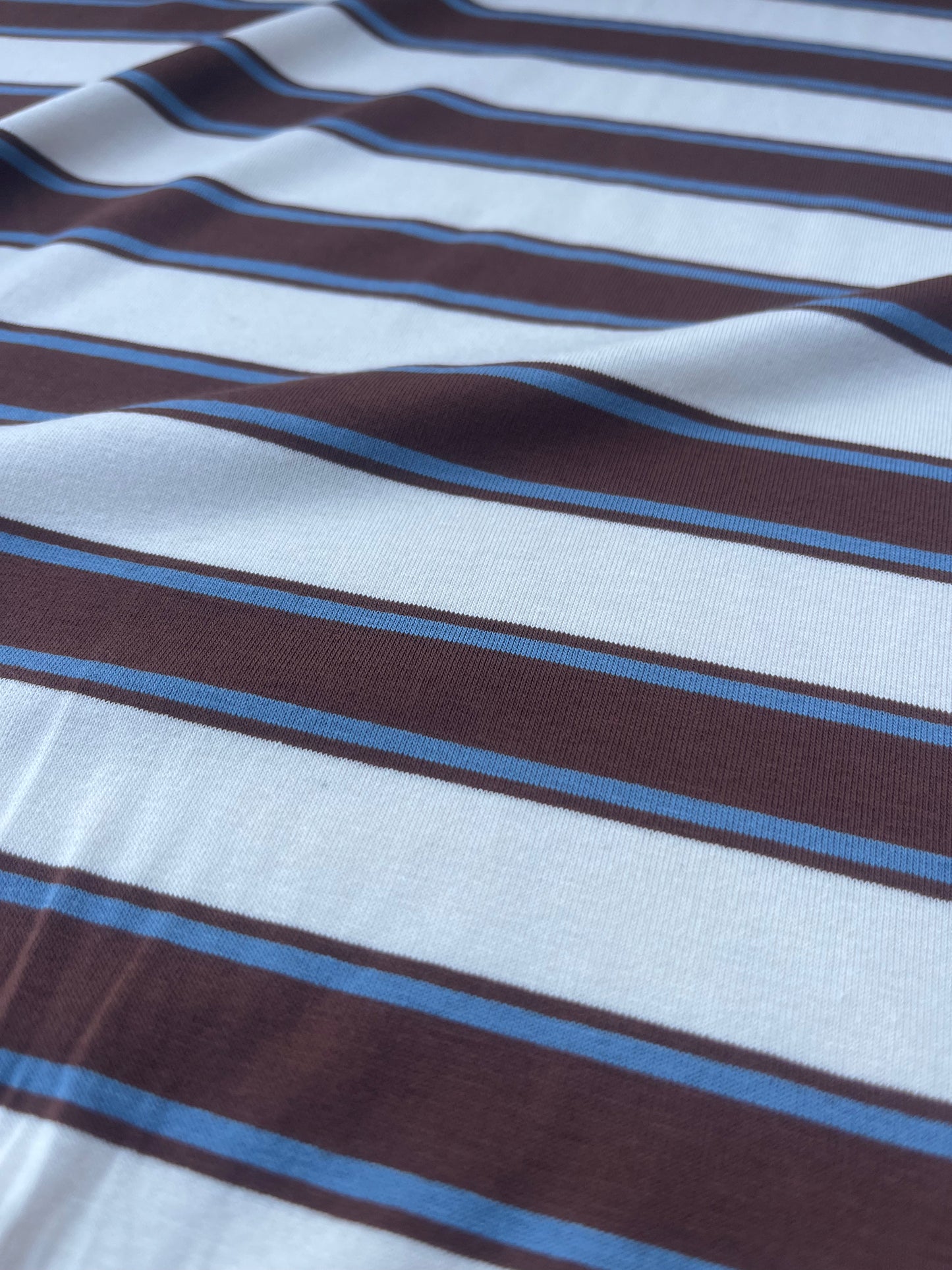 POLLY JANE 014 viscose jersey stripes