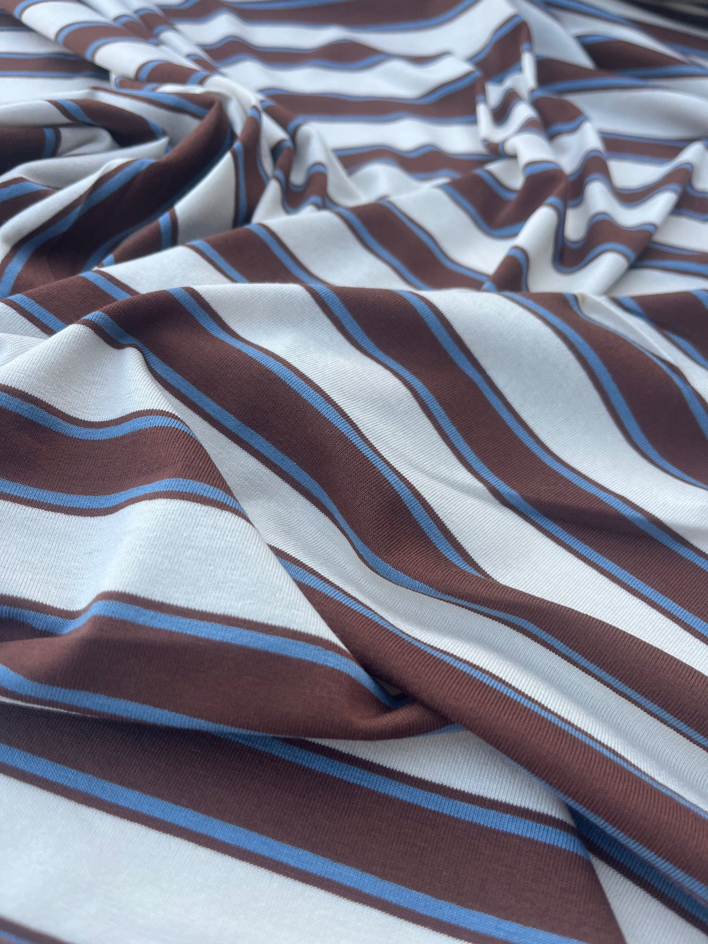POLLY JANE 014 viscose jersey stripes