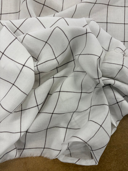 ZINO 005 viscose/wool checks