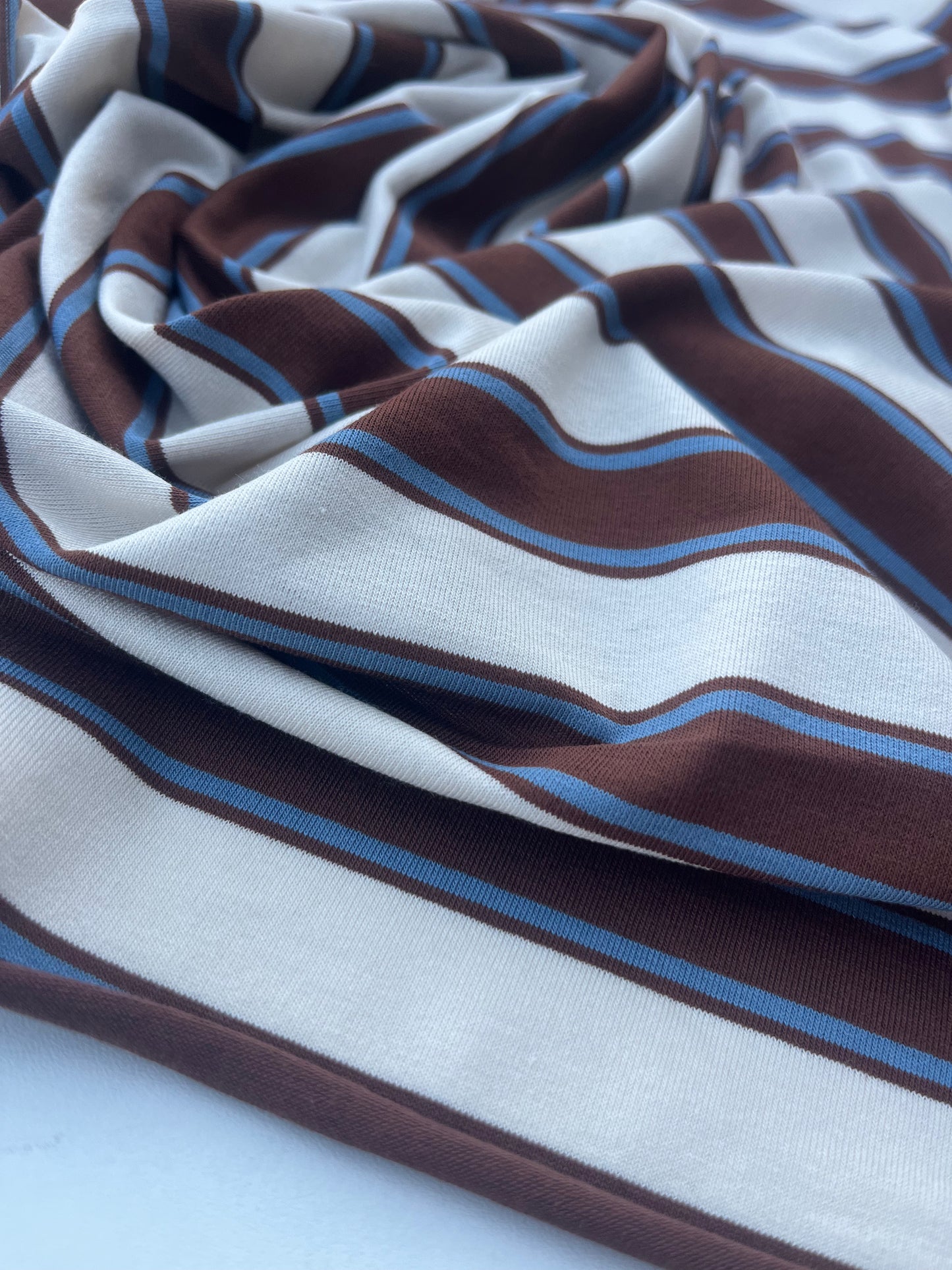 POLLY JANE 014 viscose jersey stripes