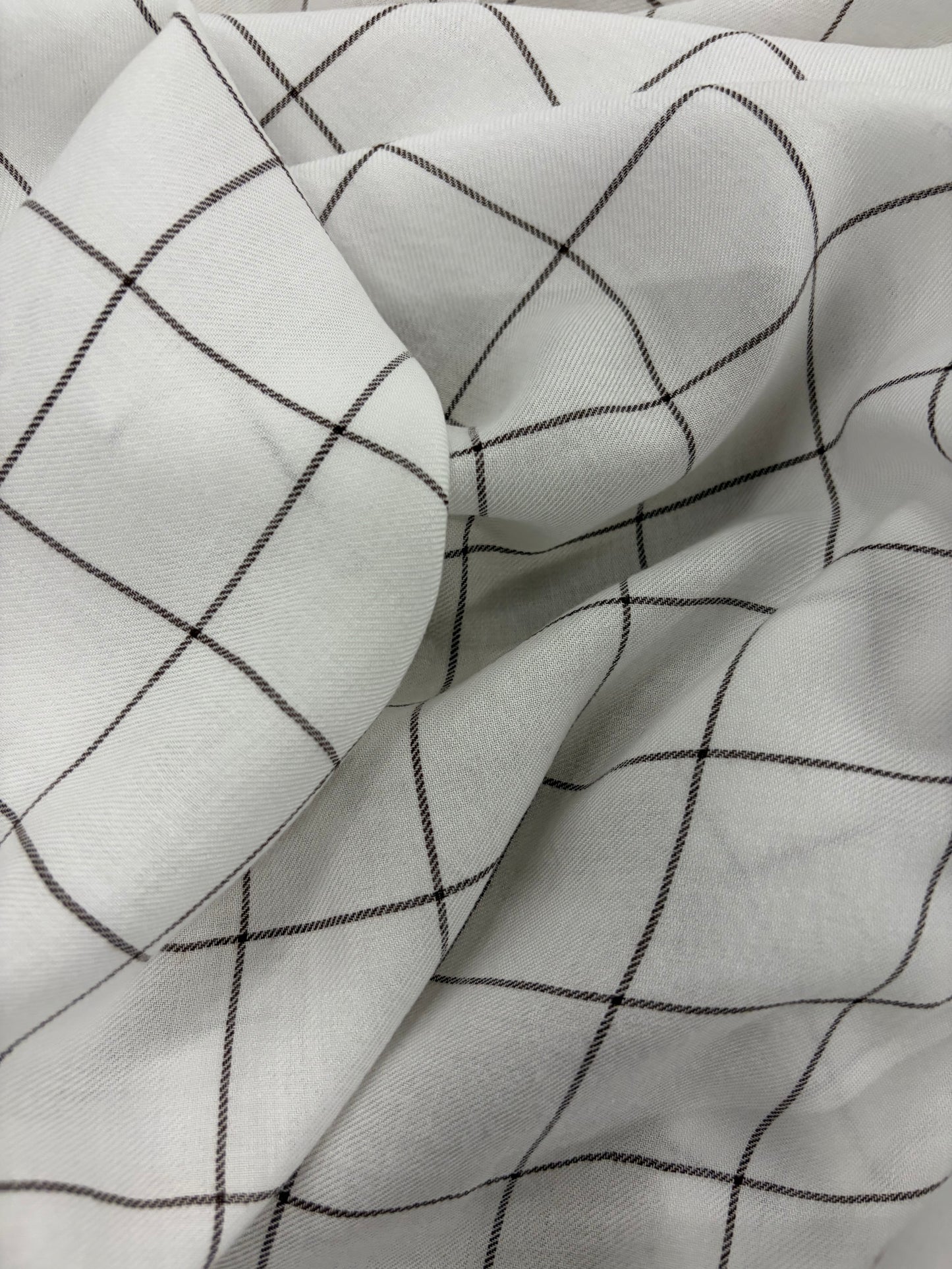 ZINO 005 viscose/wool checks