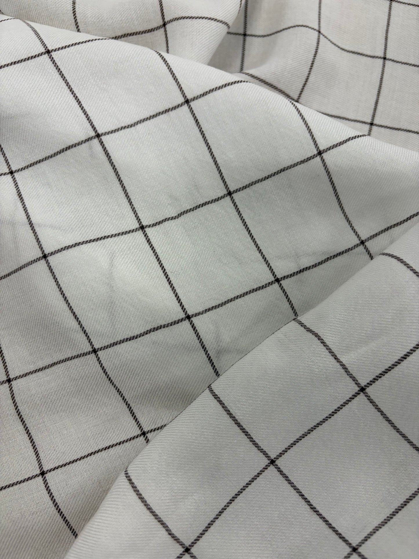ZINO 005 viscose/wool checks