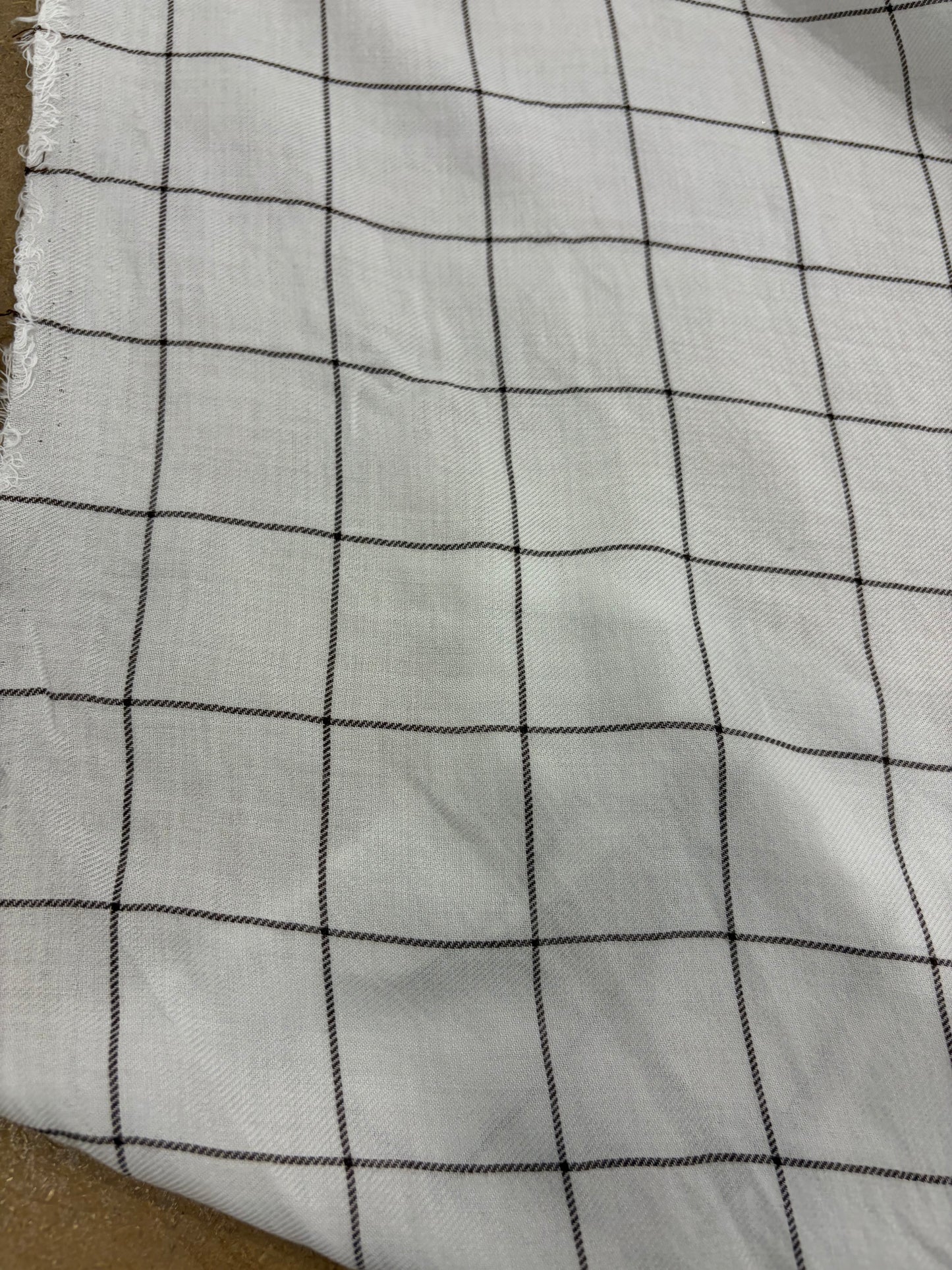 ZINO 005 viscose/wool checks