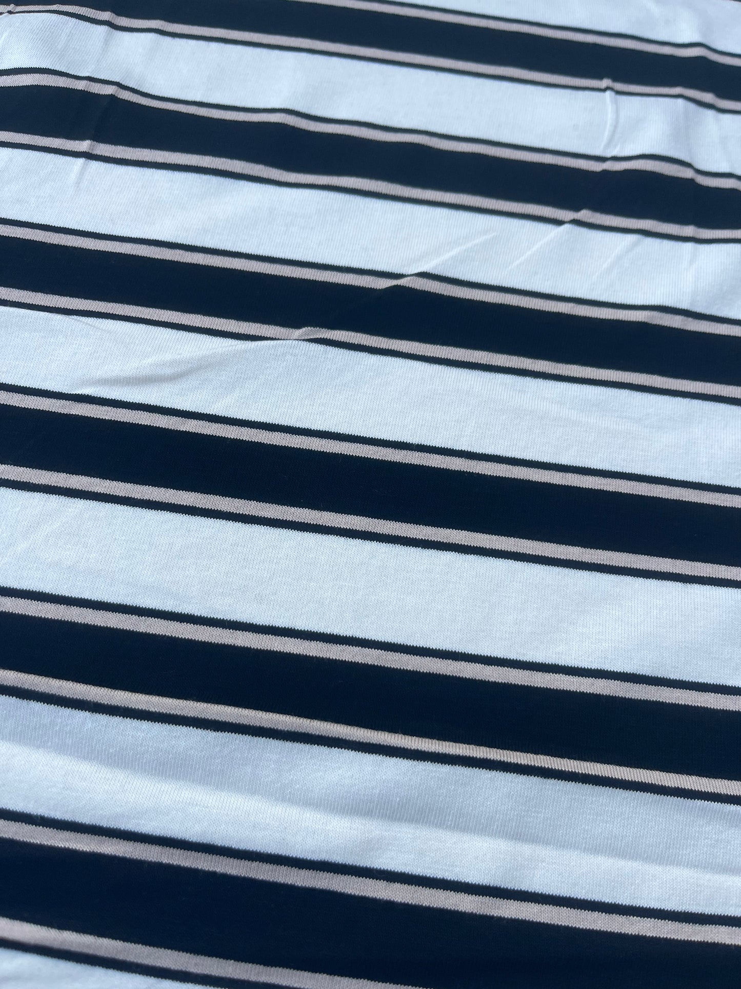 POLLY JANE 015 viscose jersey stripes