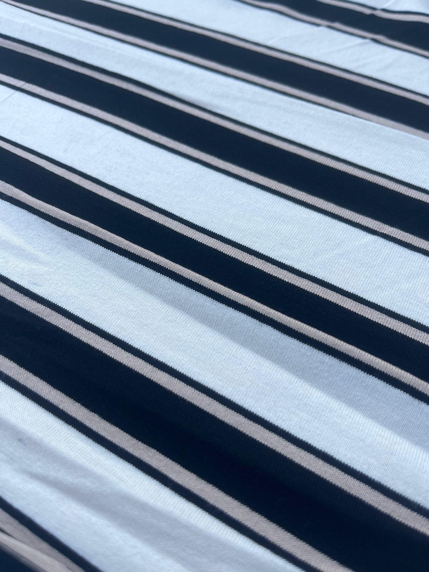 POLLY JANE 015 viscose jersey stripes