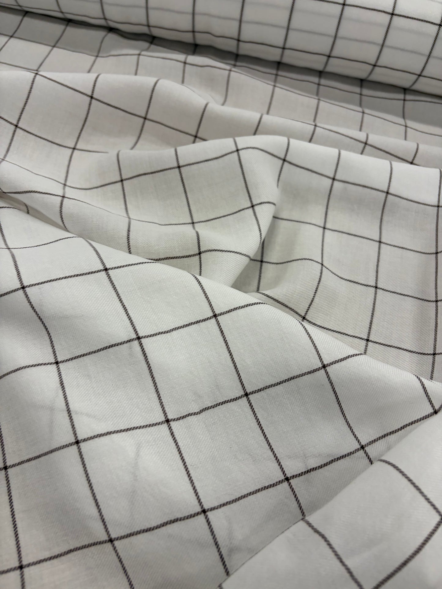 ZINO 005 viscose/wool checks