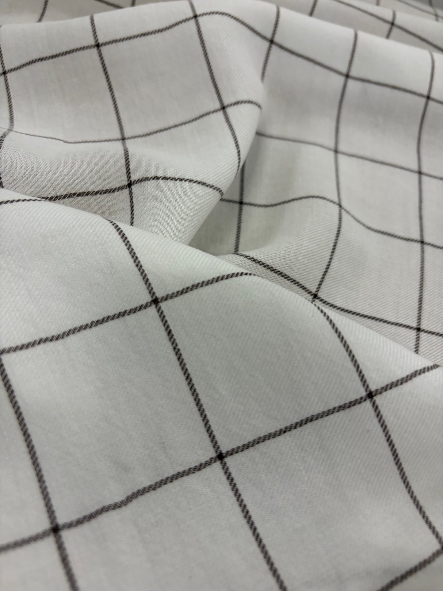 ZINO 005 viscose/wool checks