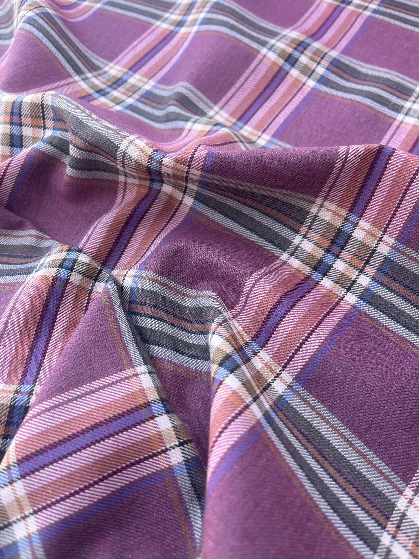 POLLY JANE 017 cotton check wine