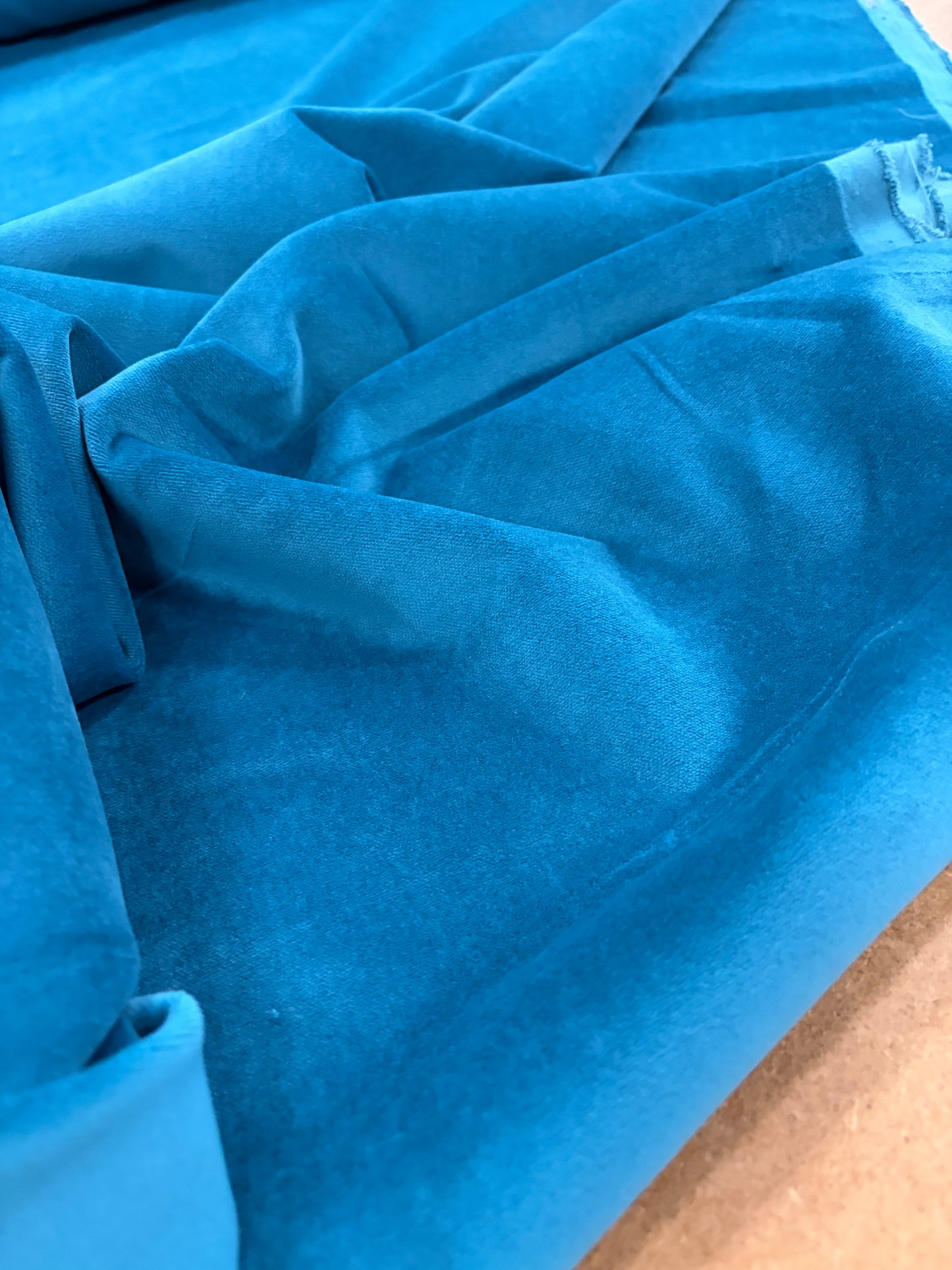ZINO 010 emerald color cotton velvet