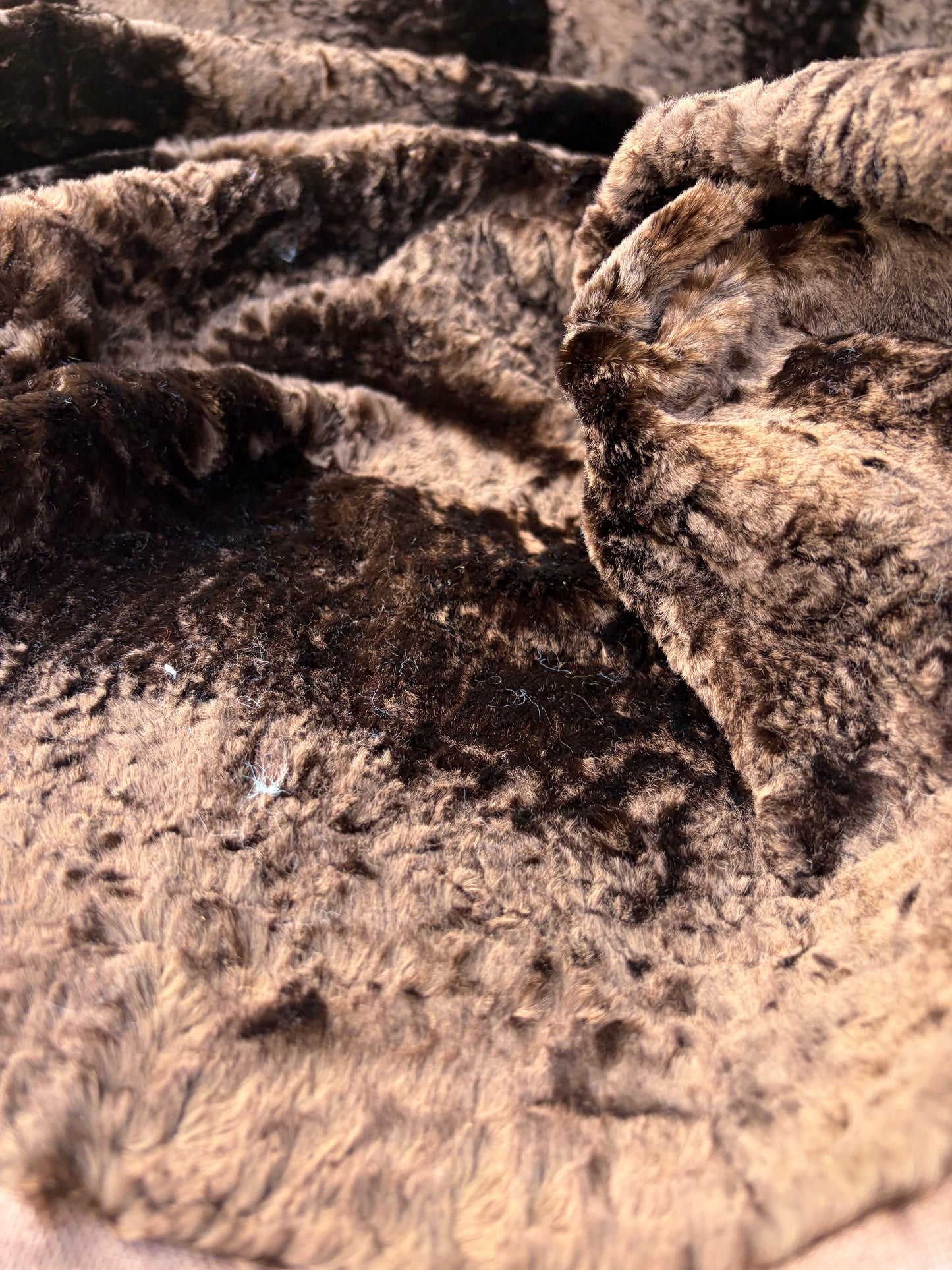 SMITHERS 013 brown coloured cotton fake fur
