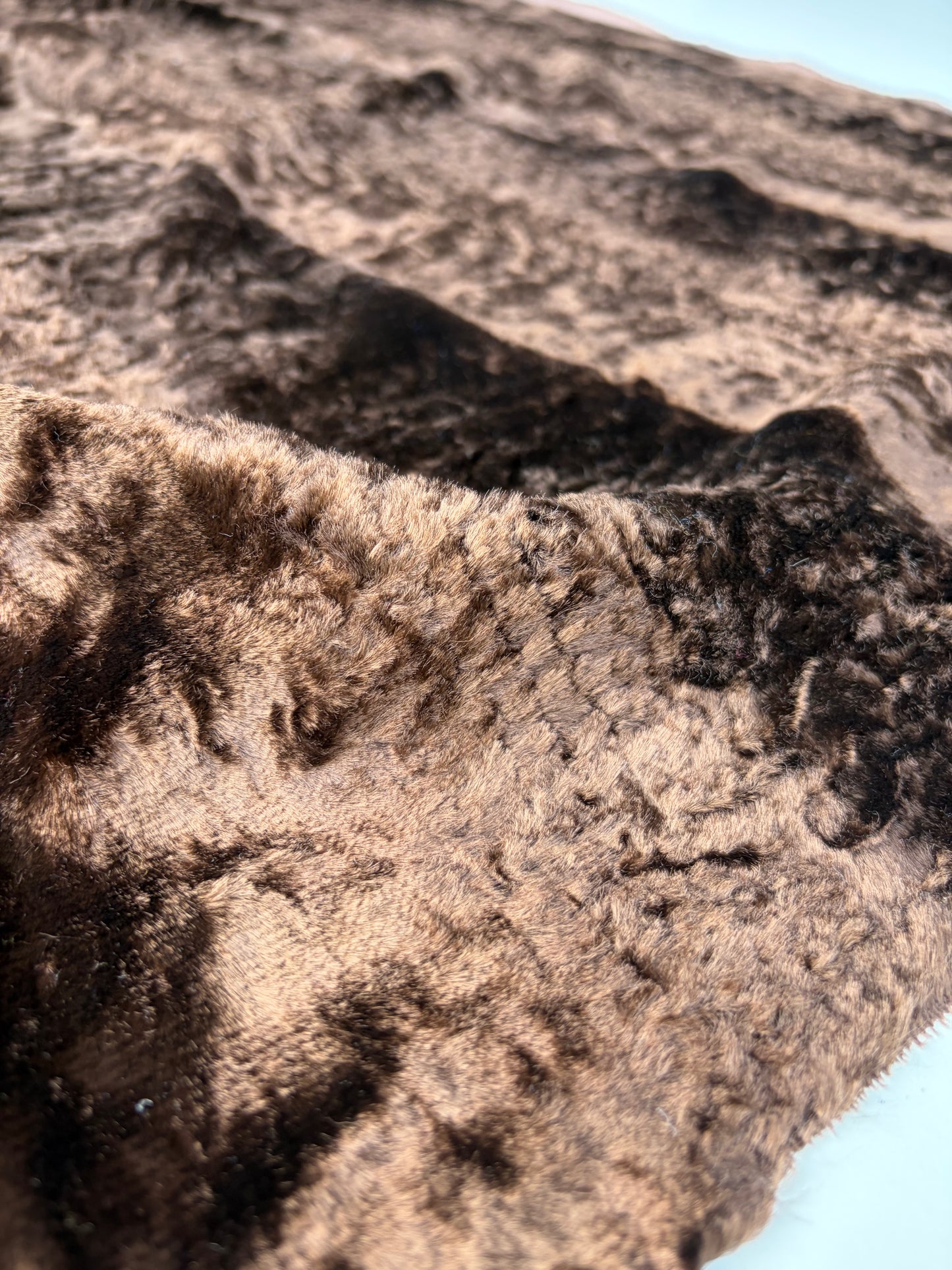 SMITHERS 013 brown coloured cotton fake fur