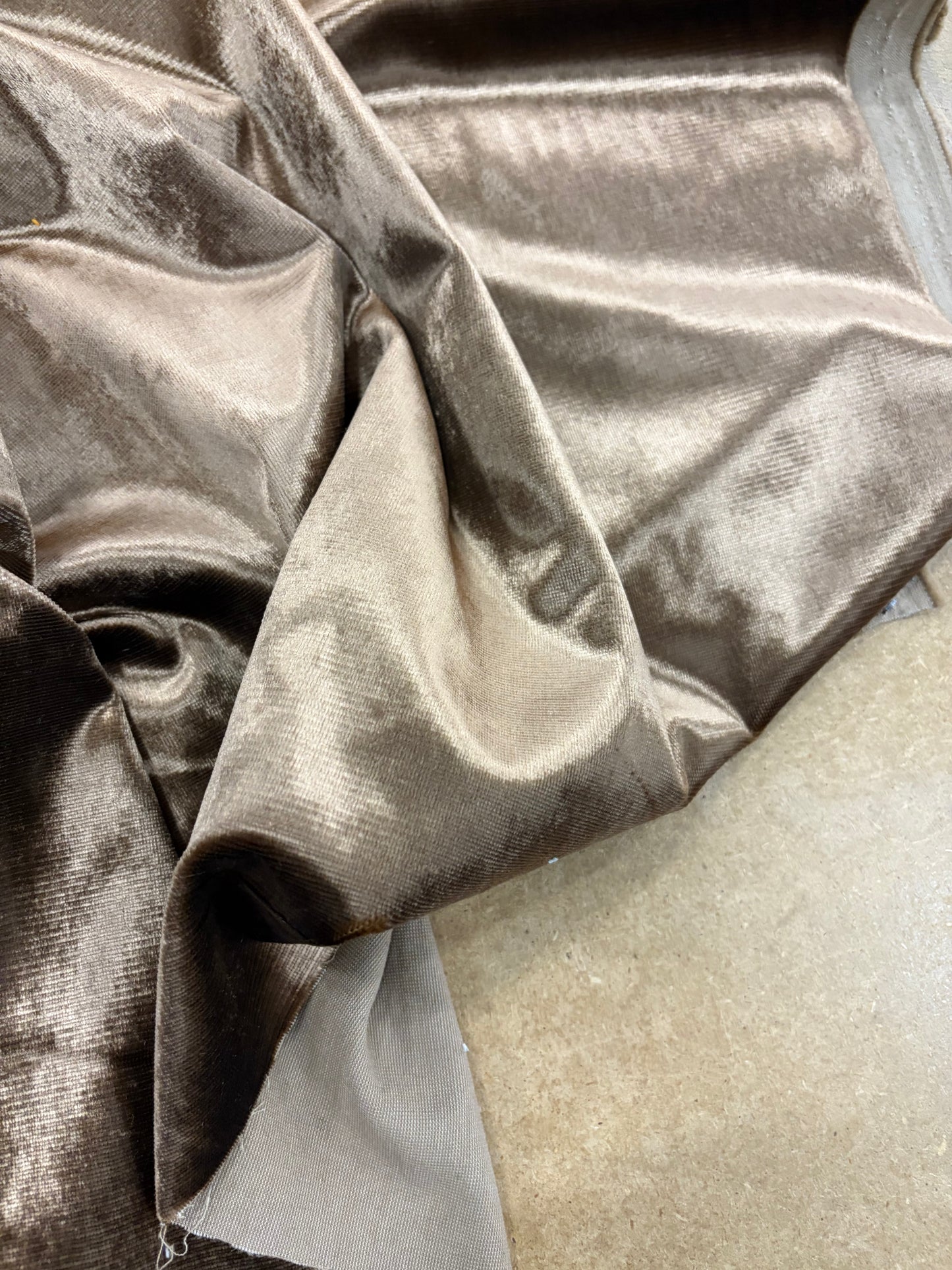 ZINO 011 caramel color cotton velvet