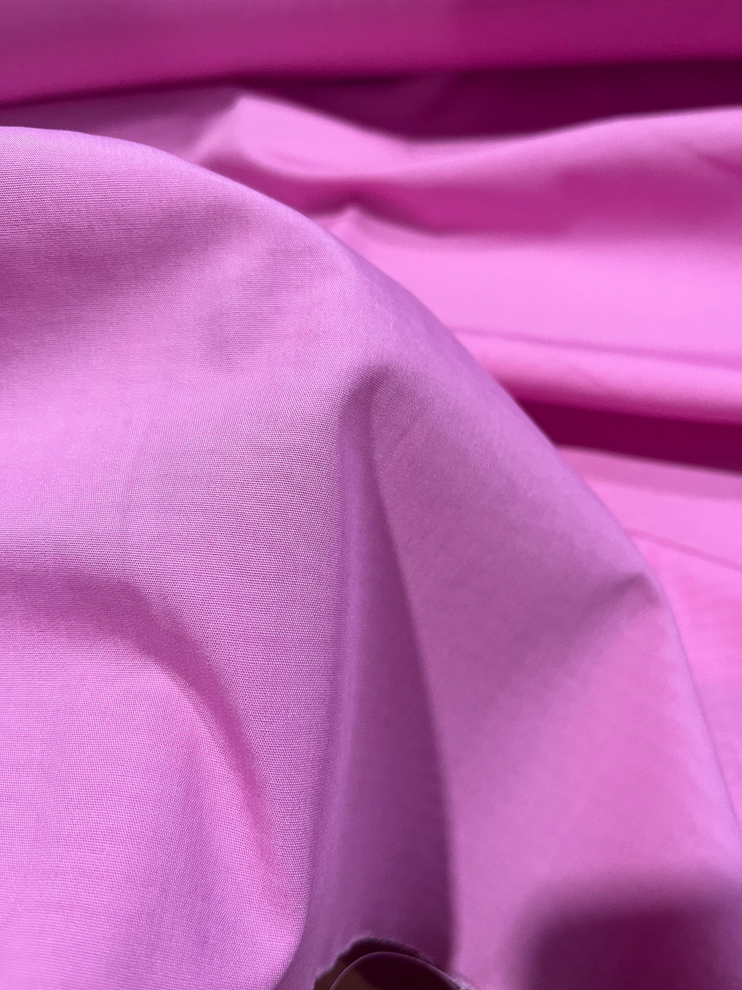 F01 poplin pink crinkle effect