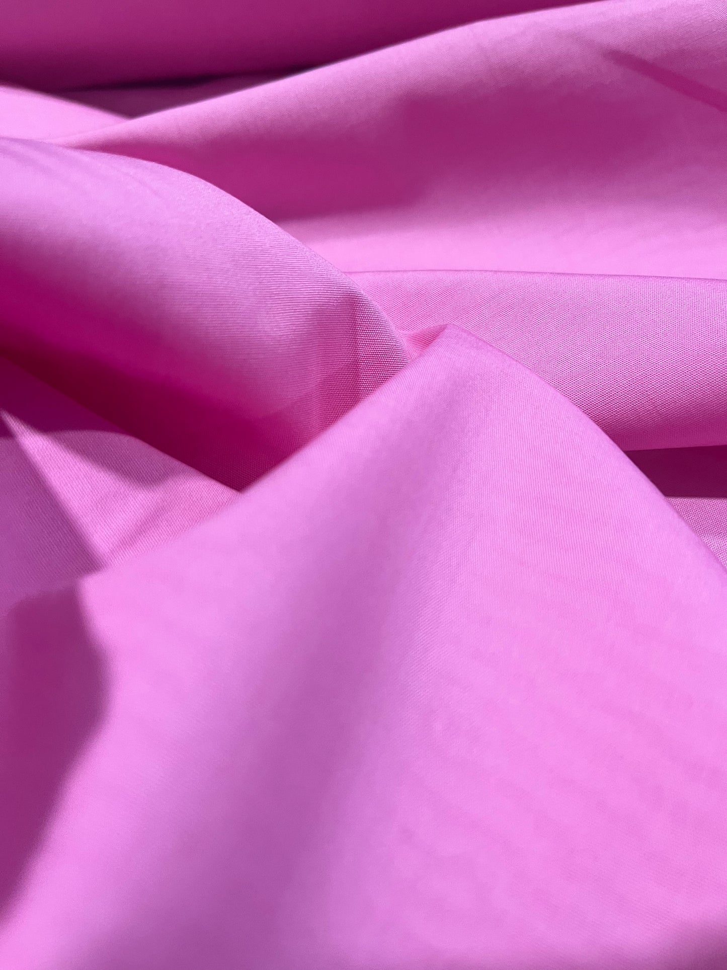 F01 poplin pink crinkle effect