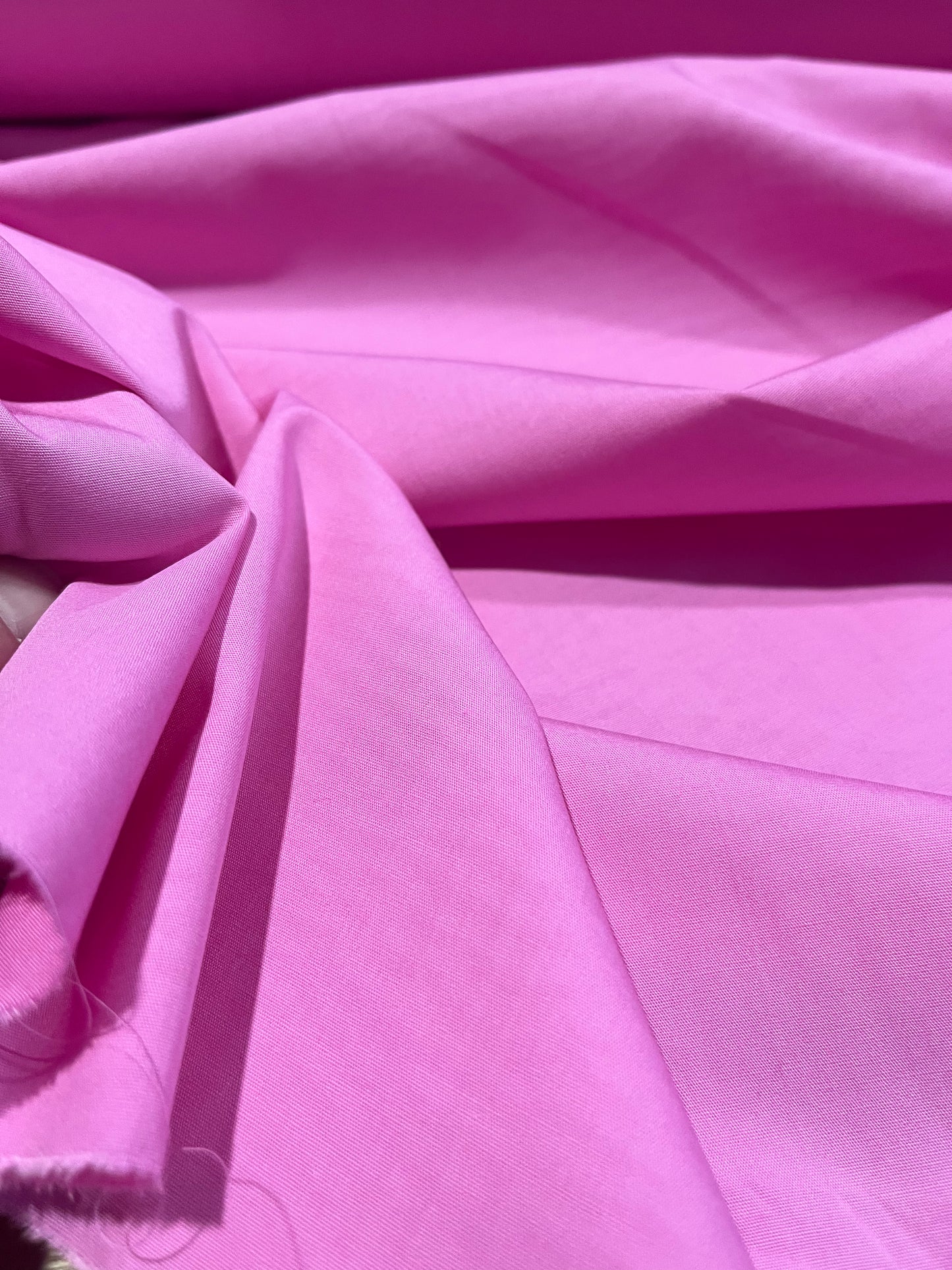 F01 poplin pink crinkle effect