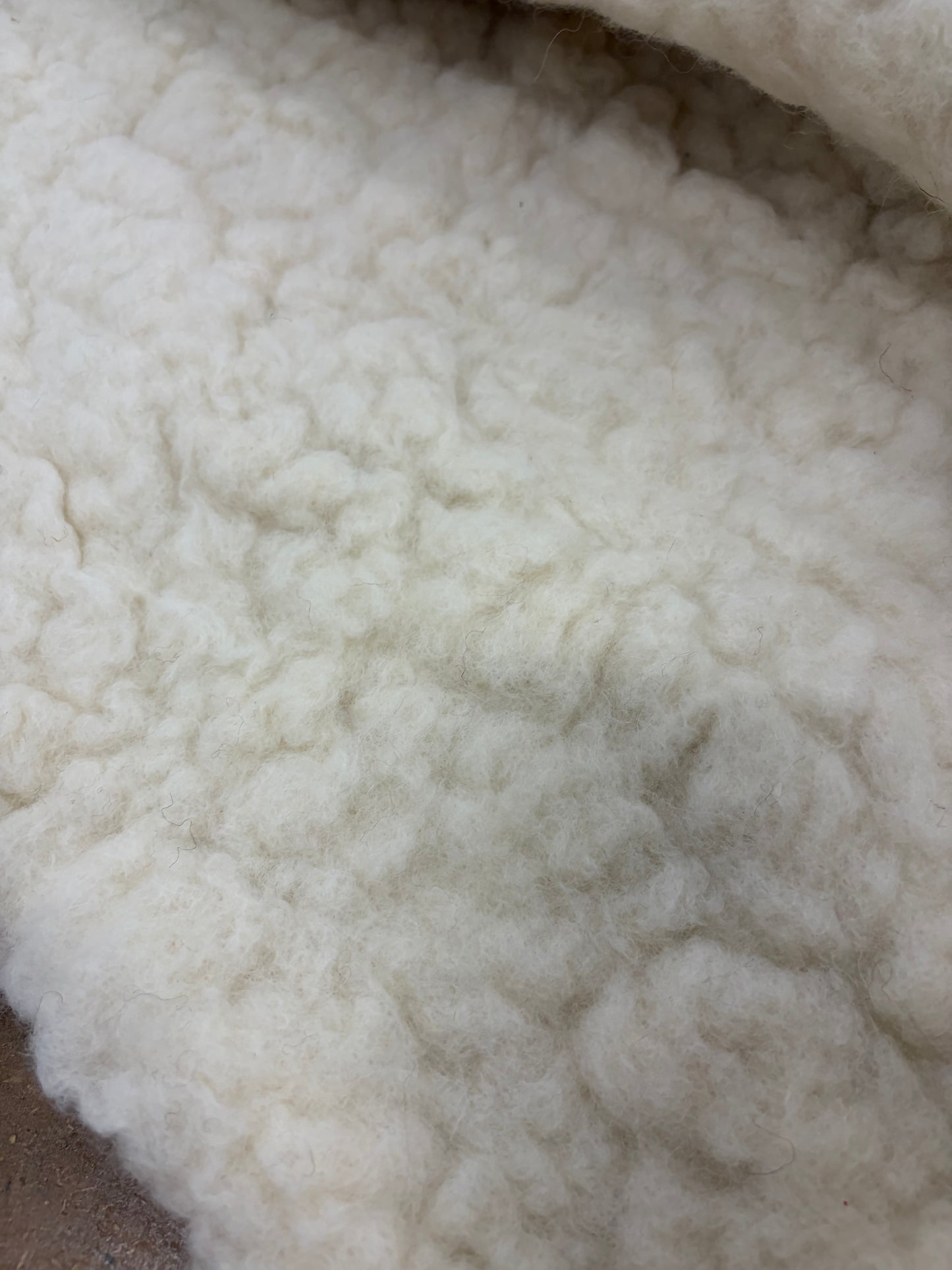 ZINO 015 heavy boiled wool with applicated wool knots