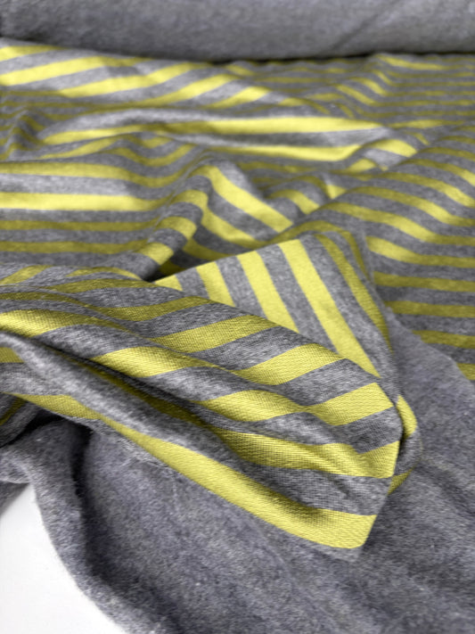 VINCE 022 heavy viscose jersey shiny stripes