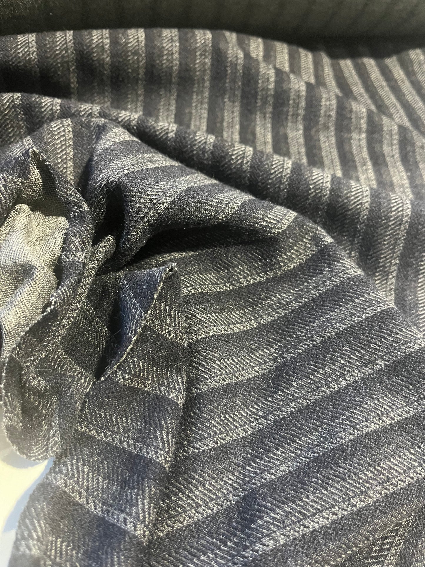 JANE 002 jersey jacquard grey stripes