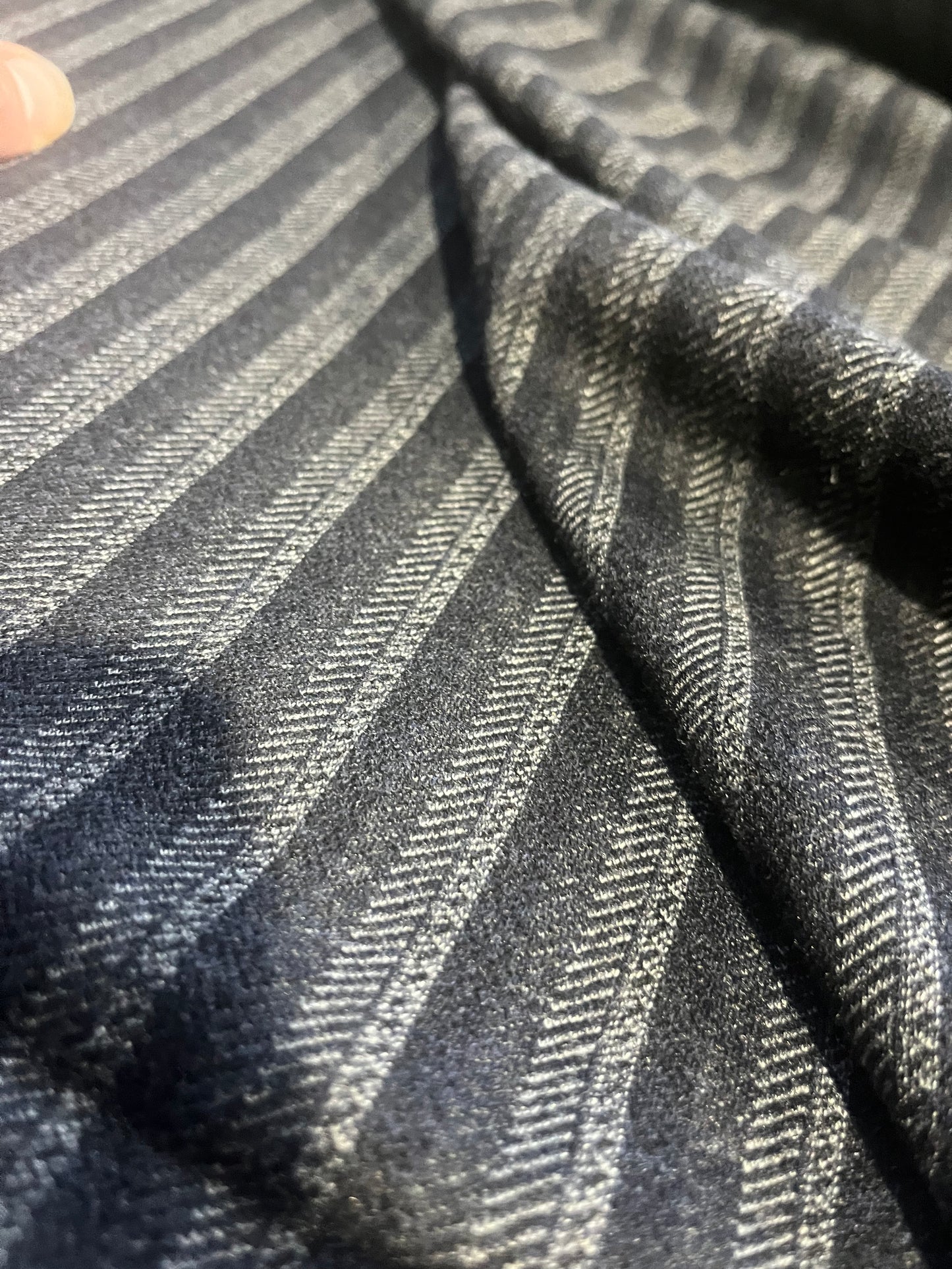 JANE 002 jersey jacquard grey stripes