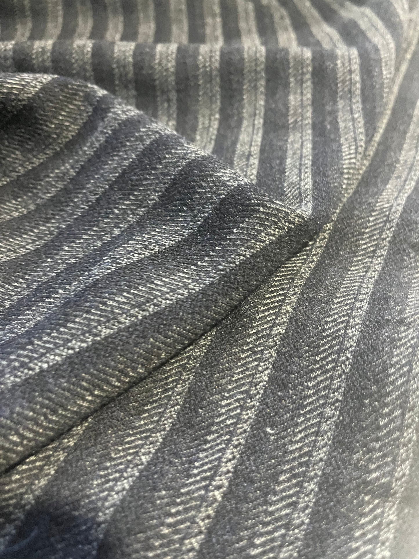 JANE 002 jersey jacquard grey stripes