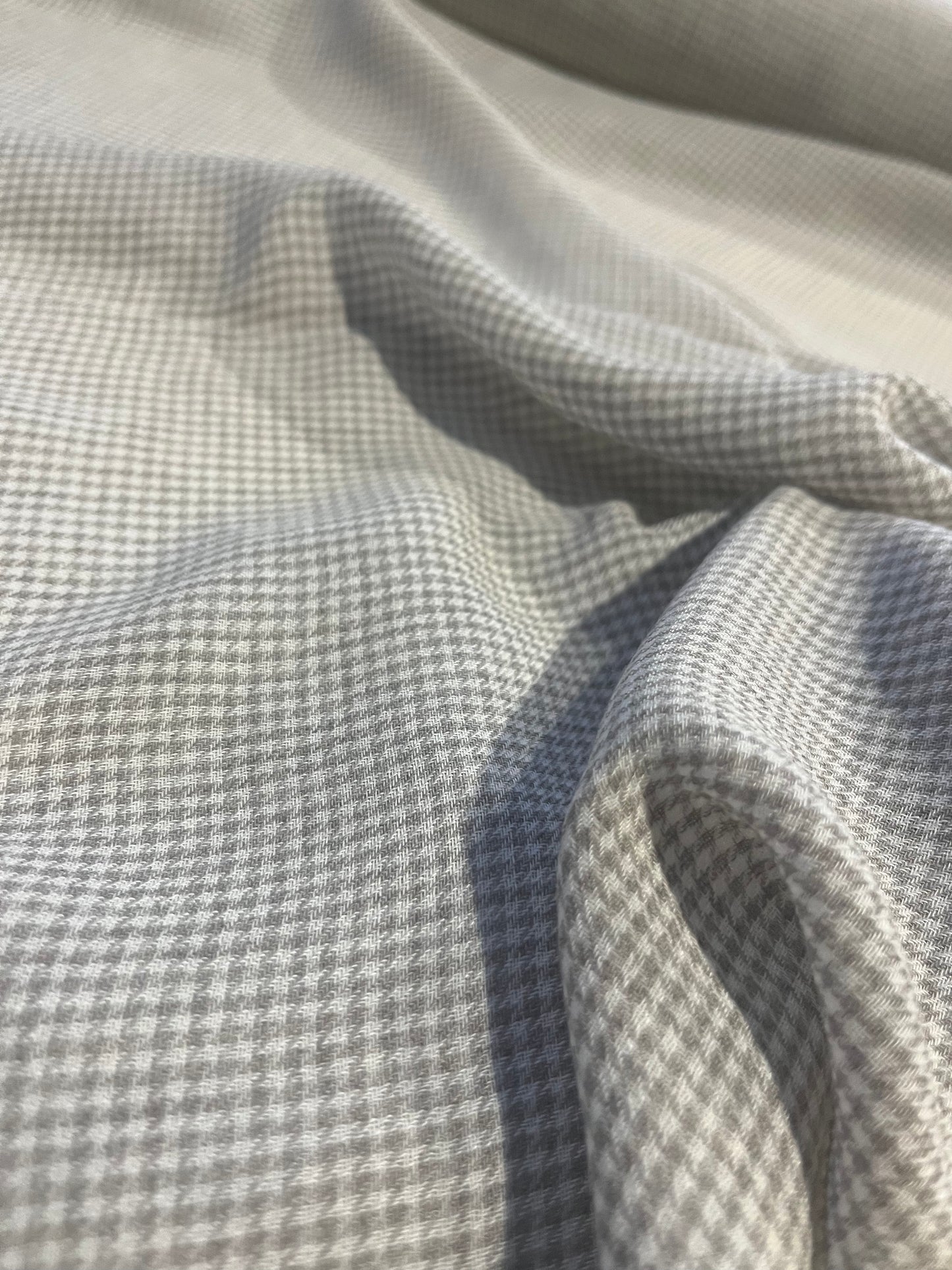 JANE 005 viscose check ECRU/TAUPE