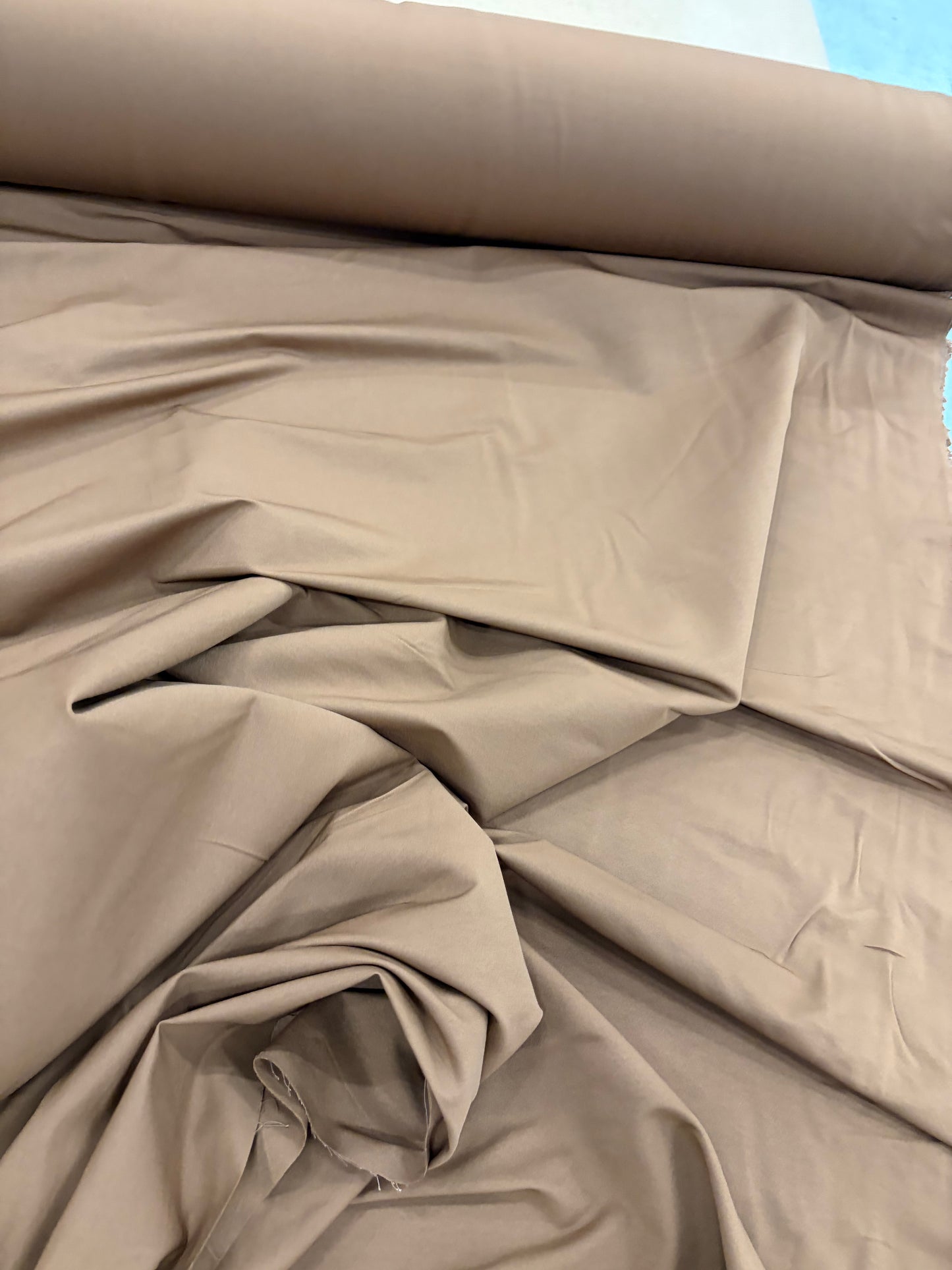 ZINO 020 cognac coloured  bengaline fabric