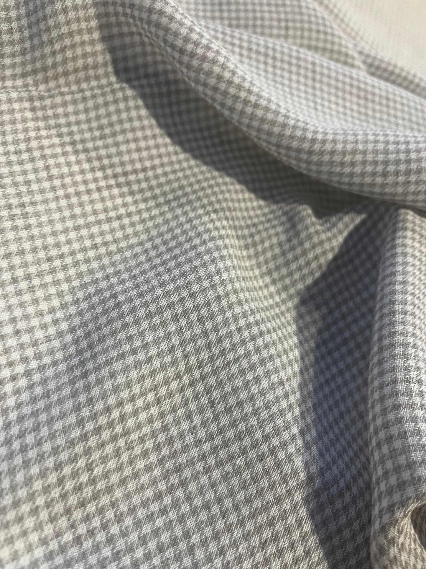 JANE 005 viscose check ECRU/TAUPE