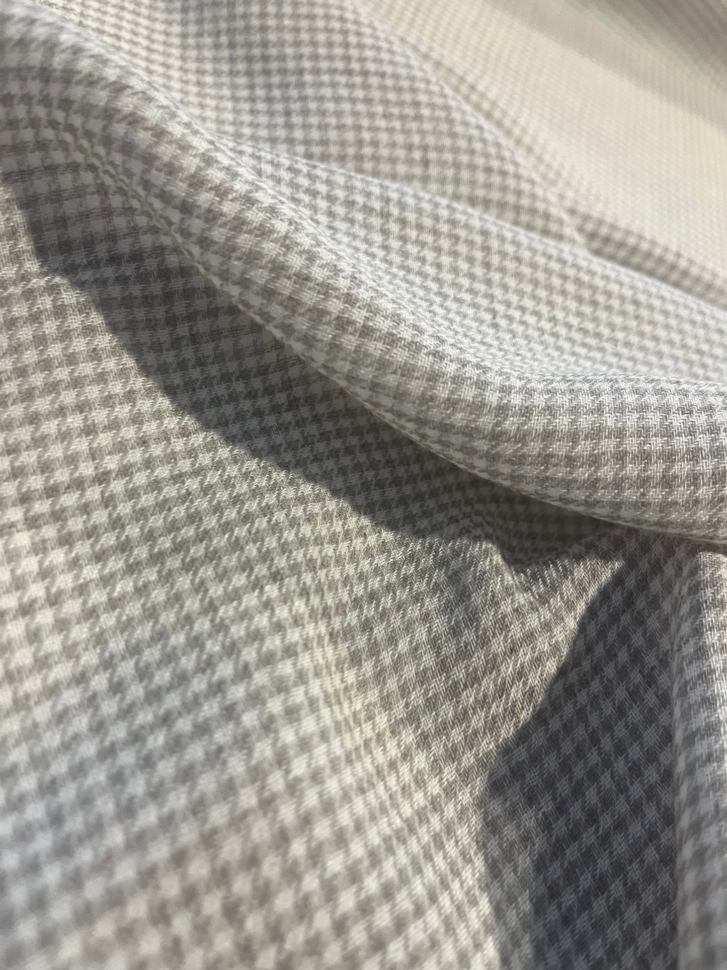 JANE 005 viscose check ECRU/TAUPE