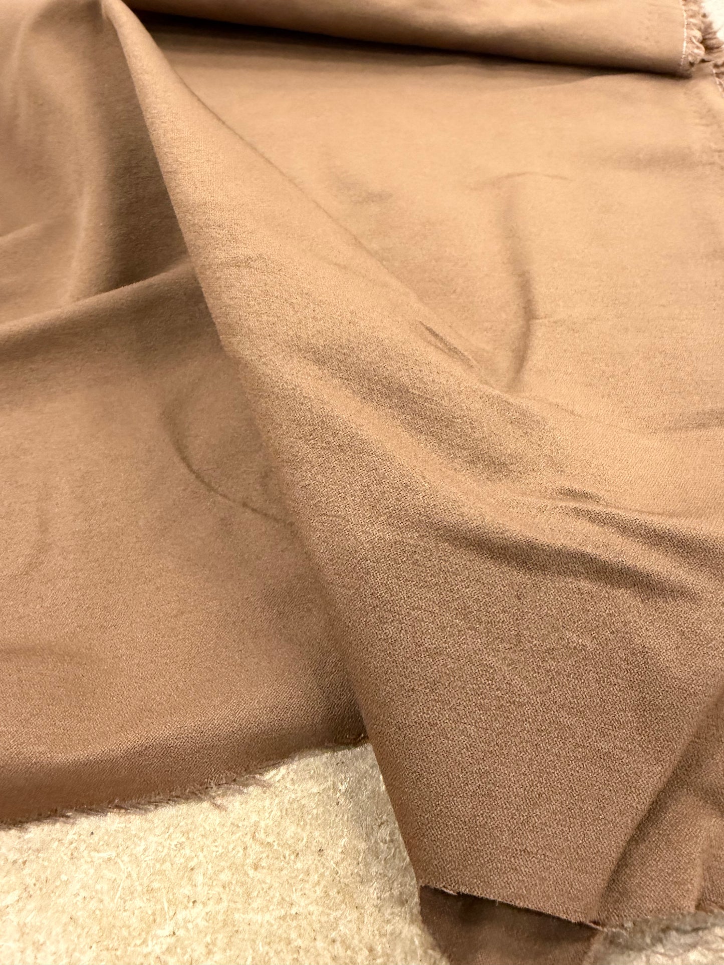 ZINO 020 cognac coloured  bengaline fabric