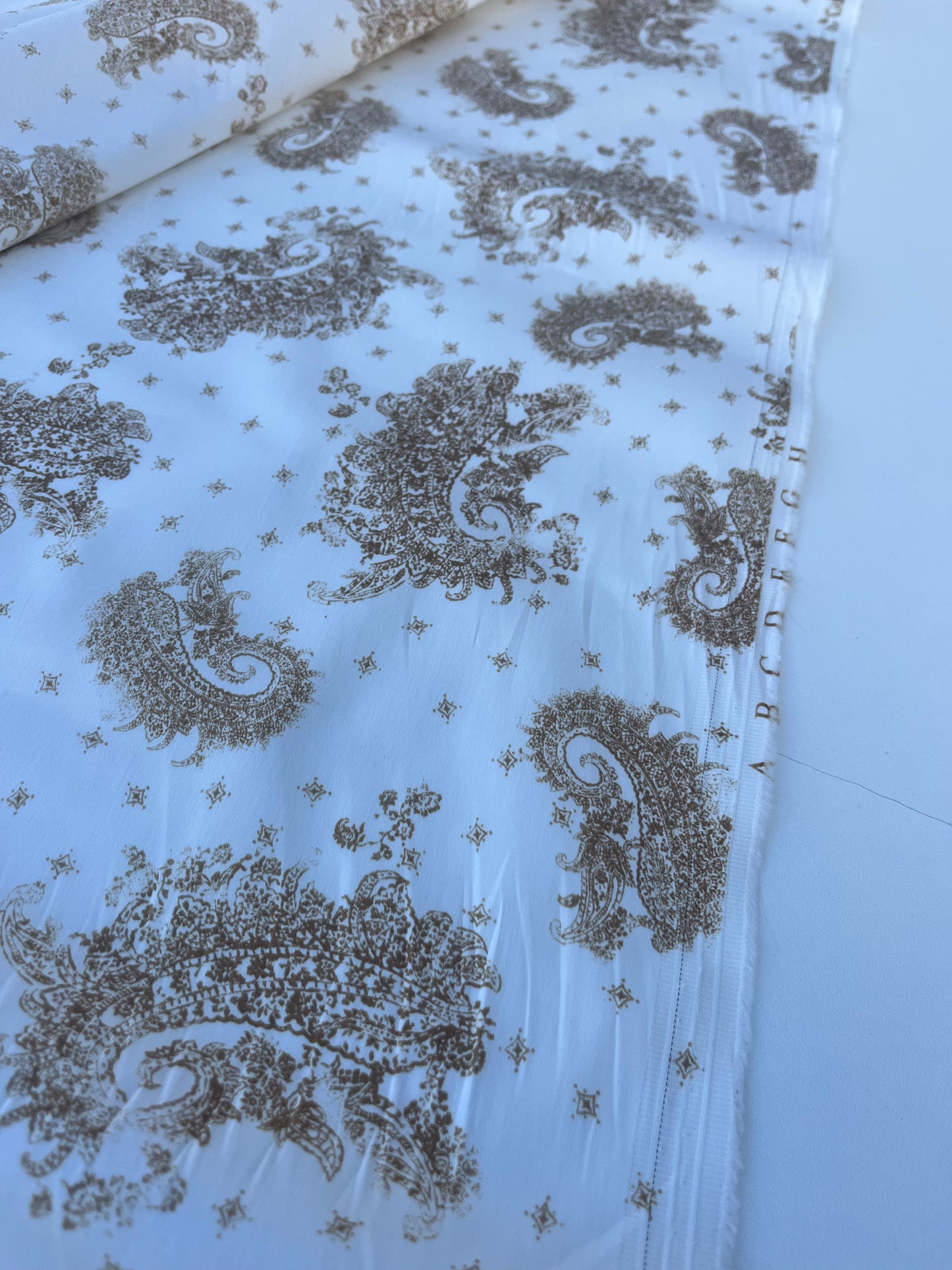 POLLY JANE 032 cotton satin stretch cashemere print