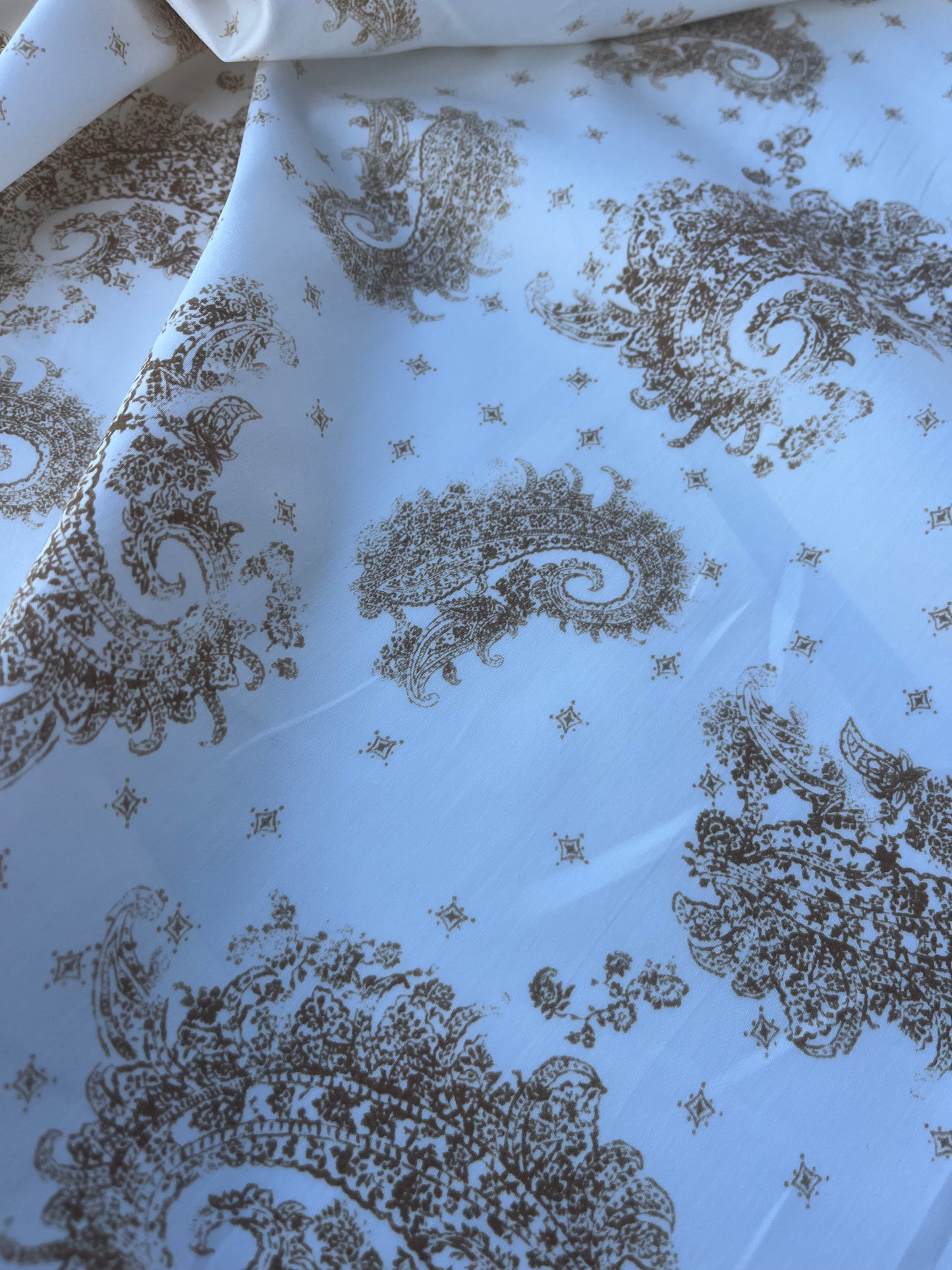 POLLY JANE 032 cotton satin stretch cashemere print