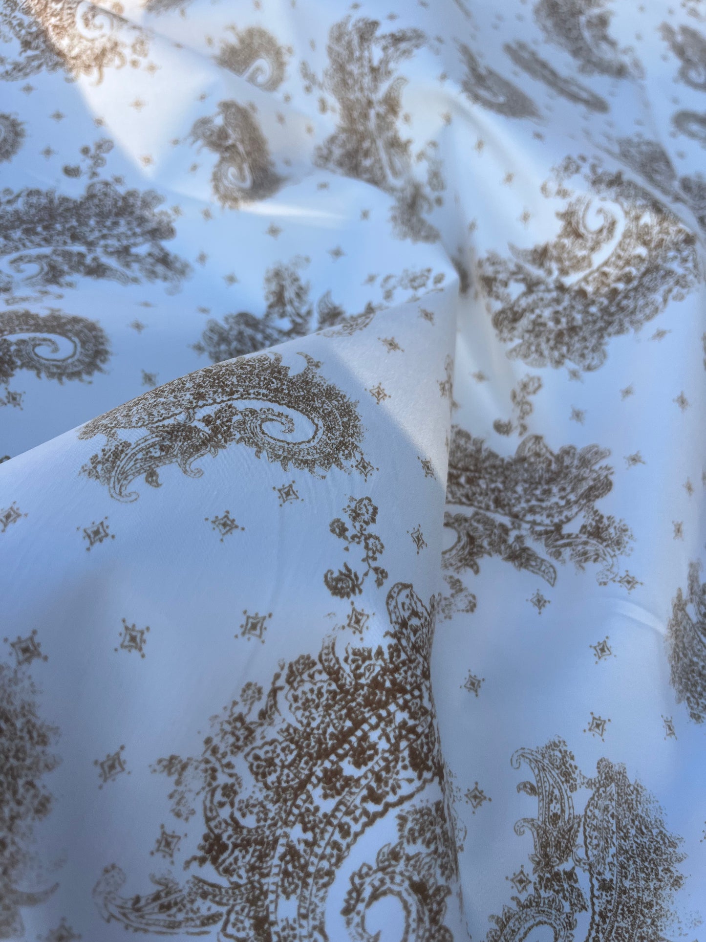 POLLY JANE 032 cotton satin stretch cashemere print