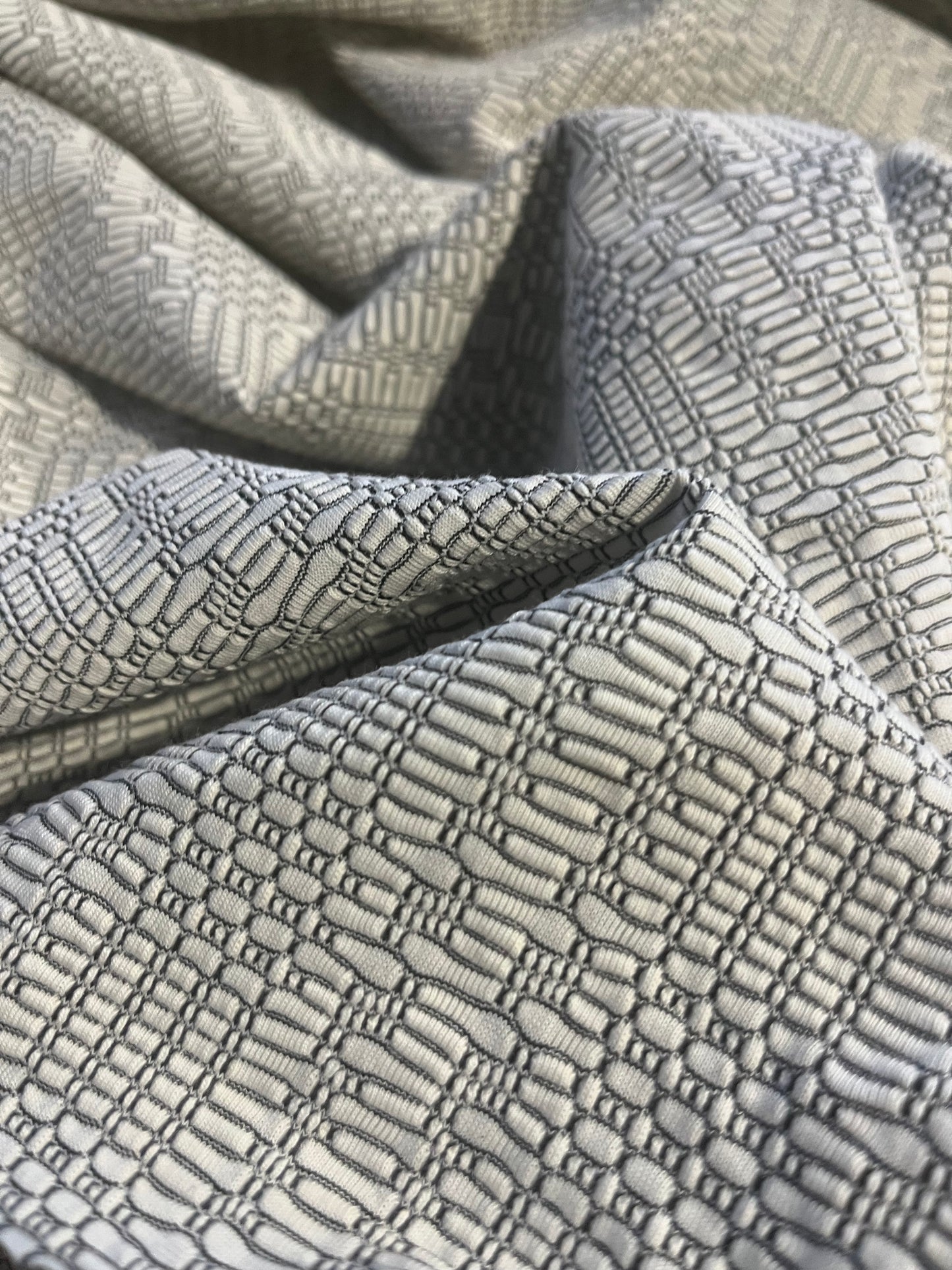 JANE 007 jersey jacquard ecru/black