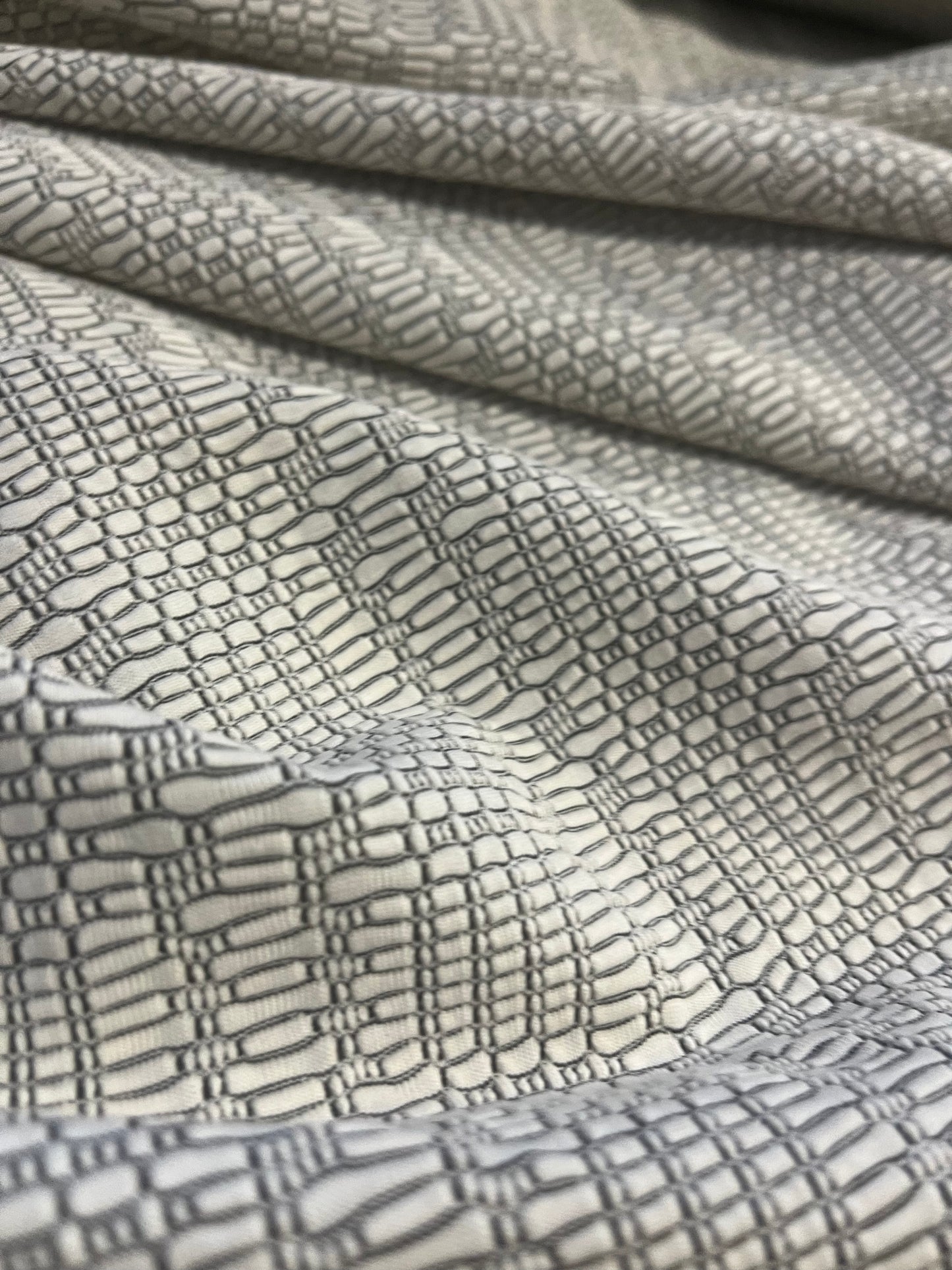 JANE 007 jersey jacquard ecru/black